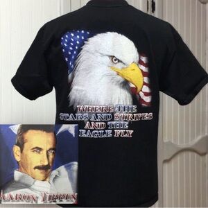 Aaron Tippin Country Music Concert Tour Shirt Vintage Y2K 2002